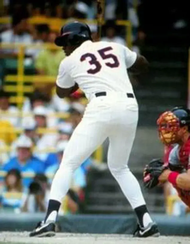 FRANK THOMAS Chicago White Sox 1990 Home Majestic Throwback Baseball Jersey 