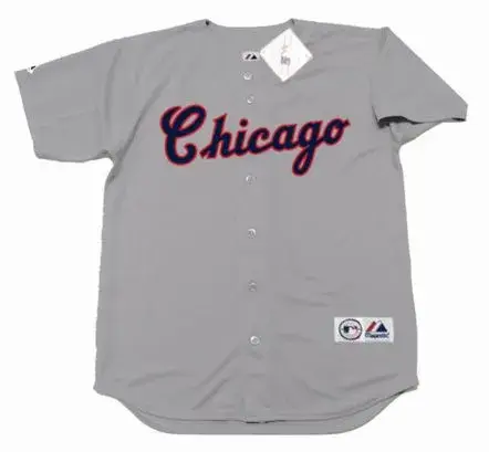 FRANK THOMAS Chicago White Sox 1990 Majestic Throwback Away Baseball Jersey