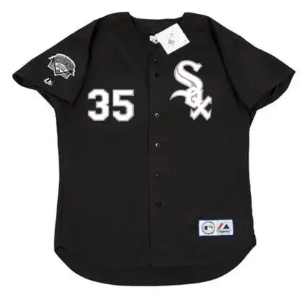 FRANK THOMAS Chicago White Sox 1991 Majestic Throwback Baseball Jersey
