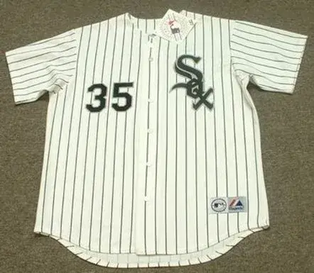 FRANK THOMAS Chicago White Sox 1994 Majestic Throwback Home Baseball Jersey