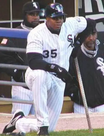 FRANK THOMAS Chicago White Sox 1994 Majestic Throwback Home Baseball Jersey 