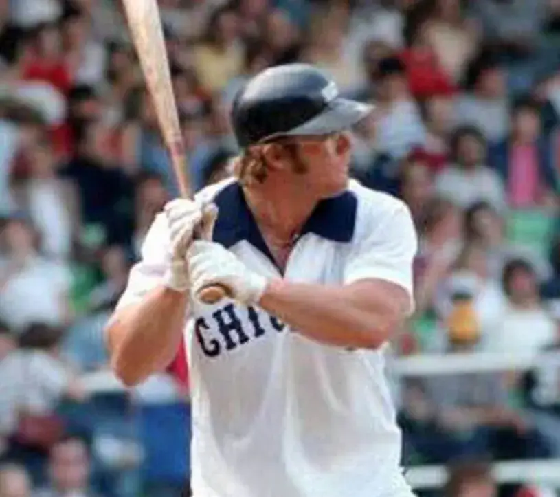 GREG LUZINSKI Chicago White Sox 1981 Home Majestic Throwback Baseball Jersey 
