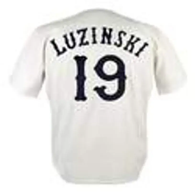 GREG LUZINSKI Chicago White Sox 1981 Home Majestic Throwback Baseball Jersey 