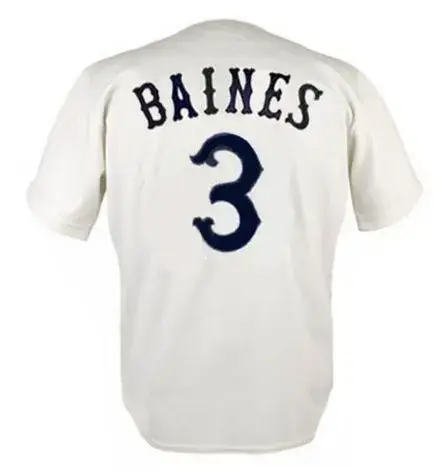 HAROLD BAINES Chicago White Sox 1981 Home Majestic Throwback Baseball Jersey 