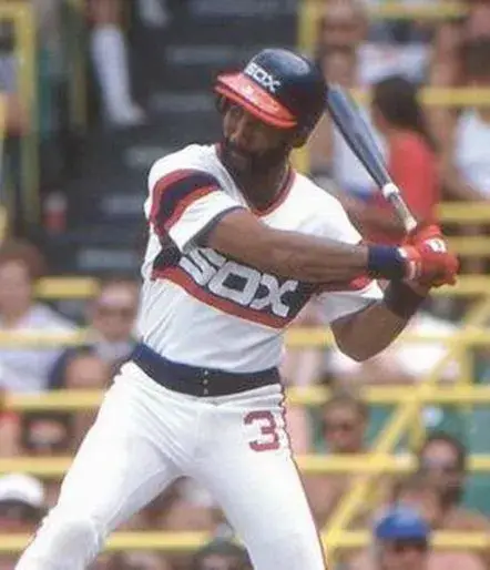 HAROLD BAINES Chicago White Sox 1985 Home Majestic Throwback Baseball Jersey 