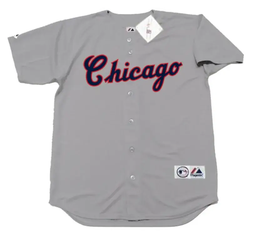 JACK McDOWELL Chicago White Sox 1990 Majestic Throwback Away Baseball Jersey