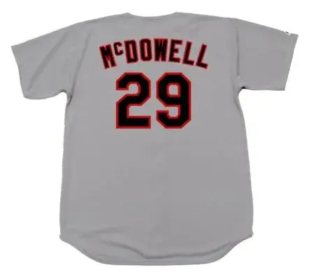 JACK McDOWELL Chicago White Sox 1990 Majestic Throwback Away Baseball Jersey 