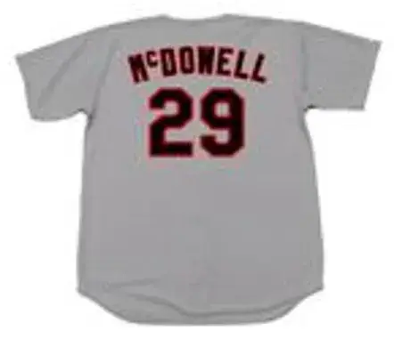 JACK McDOWELL Chicago White Sox 1990 Majestic Throwback Away Baseball Jersey 