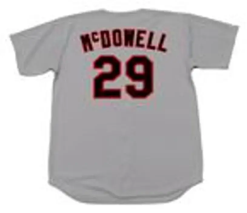 JACK McDOWELL Chicago White Sox 1990 Majestic Throwback Away Baseball Jersey 