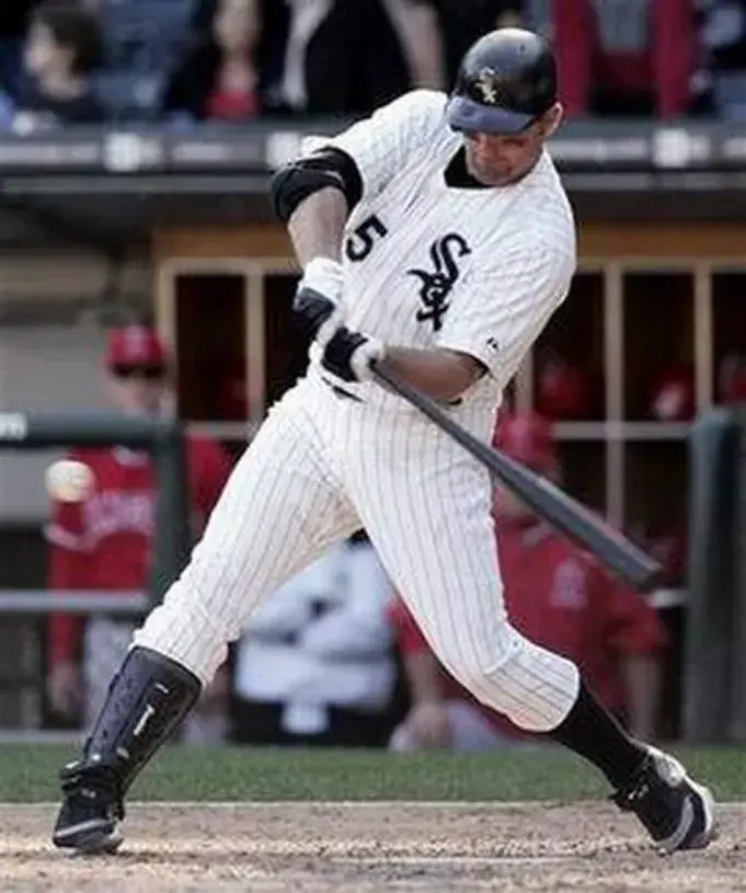 JIM THOME Chicago White Sox 2006 Home Majestic Throwback Baseball Jersey 