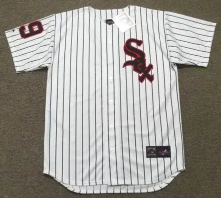 JOHNNY CALLISON Chicago White Sox 1950’s Majestic Cooperstown Home Baseball Jersey