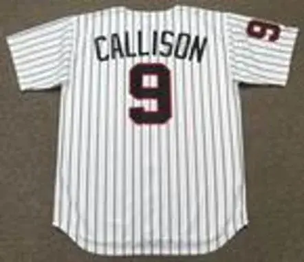 JOHNNY CALLISON Chicago White Sox 1950’s Majestic Cooperstown Home Baseball Jersey 