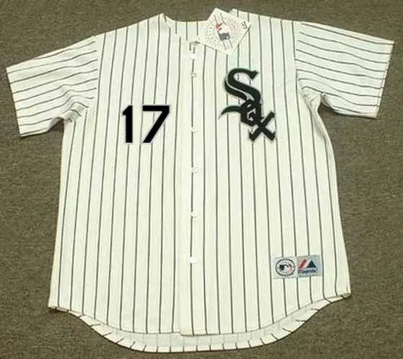 KEN GRIFFEY JR. Chicago White Sox 2008 Home Majestic Throwback Baseball Jersey
