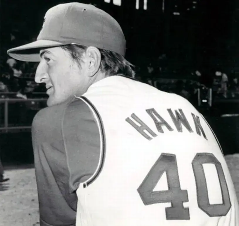 KEN HARRELSON Cleveland Indians 1969 Home Majestic Baseball Throwback Jersey 