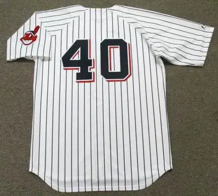 KEN HARRELSON Cleveland Indians 1970 Majestic Cooperstown Home Baseball Jersey 