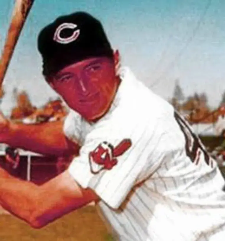 KEN HARRELSON Cleveland Indians 1970 Majestic Cooperstown Home Baseball Jersey 