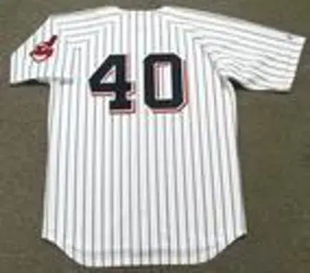 KEN HARRELSON Cleveland Indians 1970 Majestic Cooperstown Home Baseball Jersey 