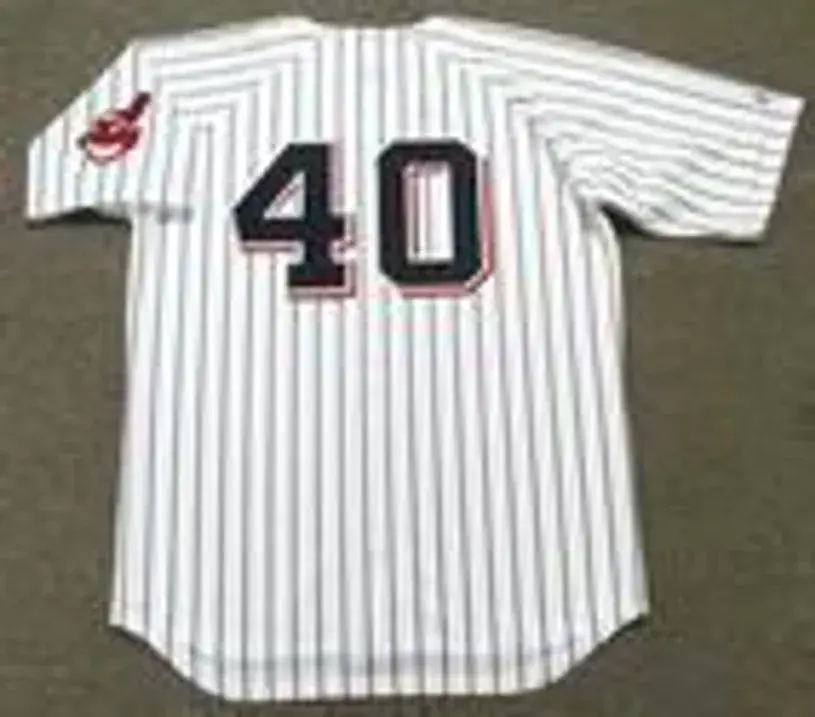 KEN HARRELSON Cleveland Indians 1970 Majestic Cooperstown Home Baseball Jersey 