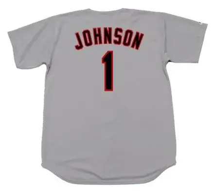 LANCE JOHNSON Chicago White Sox 1990 Majestic Throwback Away Baseball Jersey 
