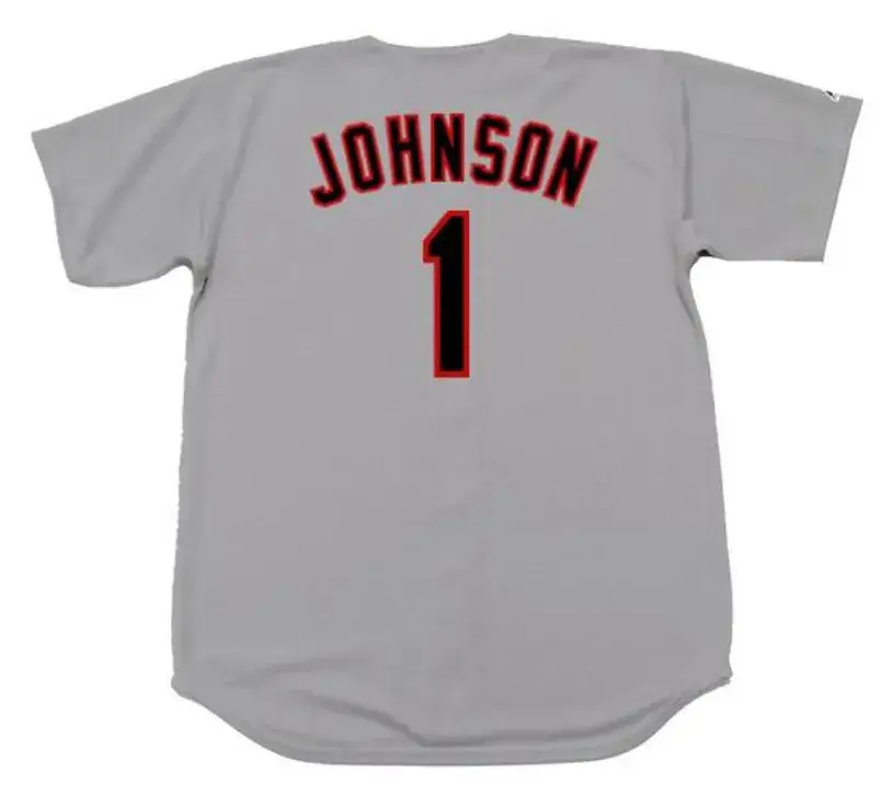 LANCE JOHNSON Chicago White Sox 1990 Majestic Throwback Away Baseball Jersey 