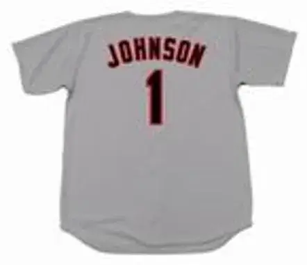 LANCE JOHNSON Chicago White Sox 1990 Majestic Throwback Away Baseball Jersey 