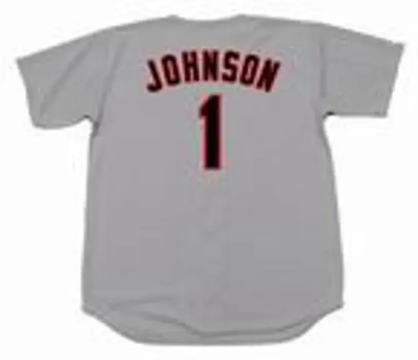 LANCE JOHNSON Chicago White Sox 1990 Majestic Throwback Away Baseball Jersey 