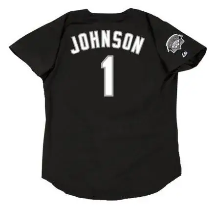 LANCE JOHNSON Chicago White Sox 1991 Majestic Throwback Baseball Jersey 