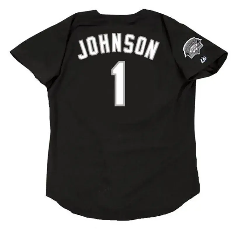 LANCE JOHNSON Chicago White Sox 1991 Majestic Throwback Baseball Jersey 