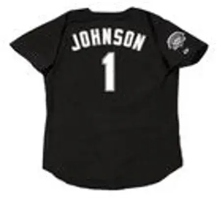 LANCE JOHNSON Chicago White Sox 1991 Majestic Throwback Baseball Jersey 