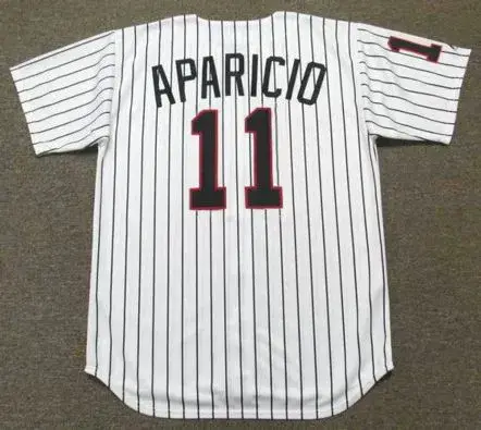 LUIS APARICIO Chicago White Sox 1960’s Home Majestic Throwback Baseball Jersey 