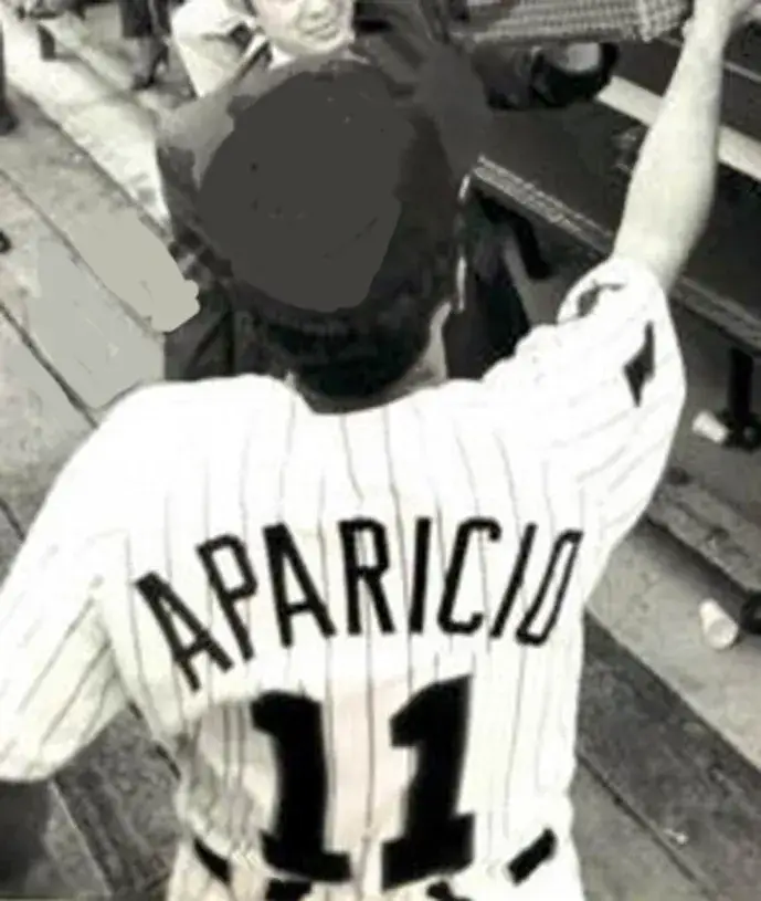 LUIS APARICIO Chicago White Sox 1960’s Home Majestic Throwback Baseball Jersey 