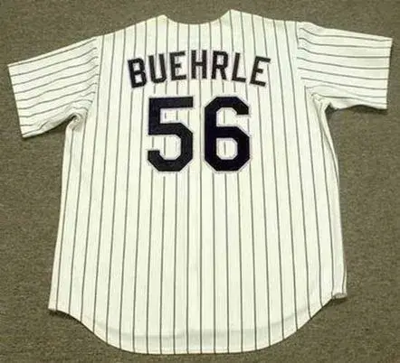 MARK BUEHRLE Chicago White Sox 2006 Home Majestic Throwback Baseball Jersey 
