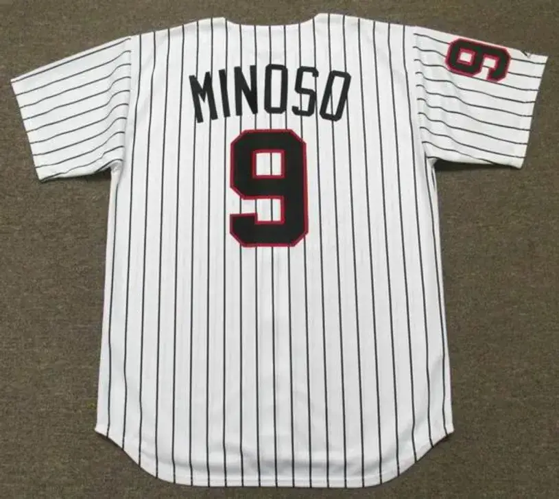 MINNIE MINOSO Chicago White Sox 1960’s Home Majestic Baseball Throwback Jersey 