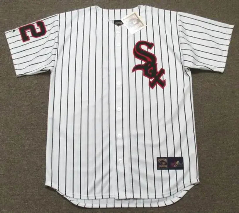 NELLIE FOX Chicago White Sox 1960’s Majestic Cooperstown Home Baseball Jersey