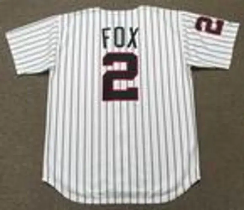 NELLIE FOX Chicago White Sox 1960’s Majestic Cooperstown Home Baseball Jersey 