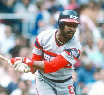 OSCAR GAMBLE Chicago White Sox 1985 Home Majestic Throwback Baseball Jersey 