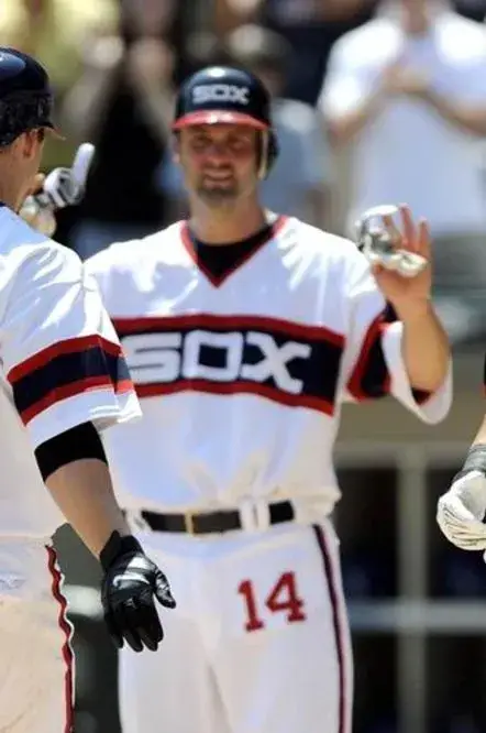 PAUL KONERKO Chicago White Sox 1980’s Majestic Throwback Baseball Jersey 