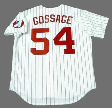 RICH GOSSAGE Chicago White Sox 1970’s Majestic Throwback Baseball Jersey 