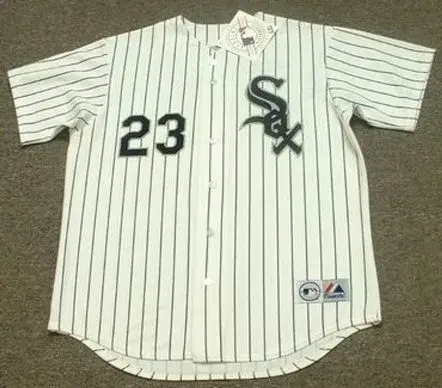 ROBIN VENTURA Chicago White Sox 1994 Majestic Throwback Home Baseball Jersey