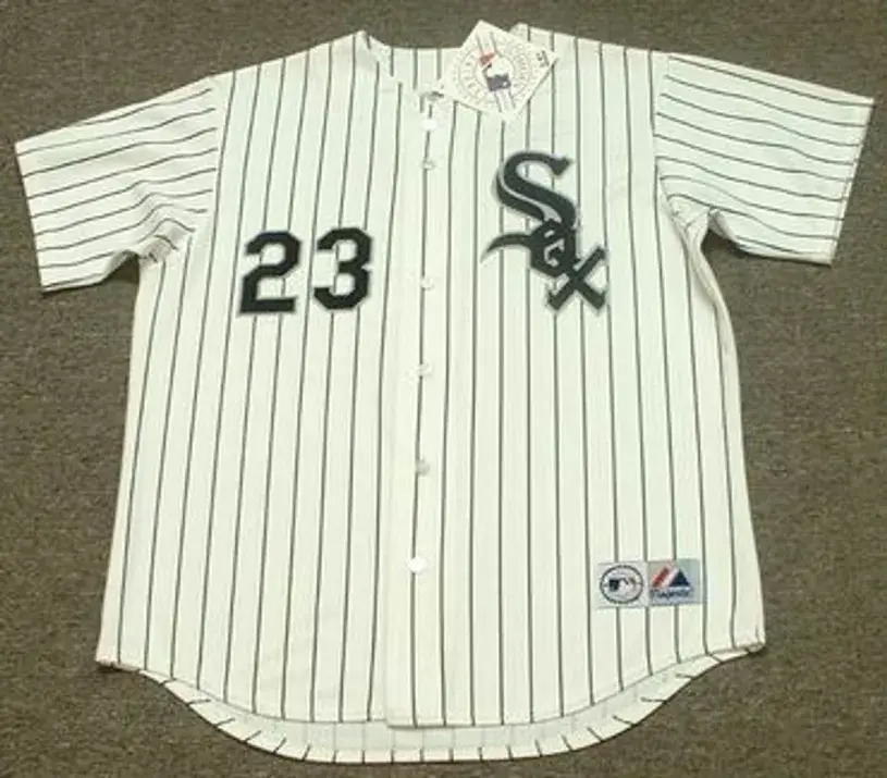 ROBIN VENTURA Chicago White Sox 1994 Majestic Throwback Home Baseball Jersey