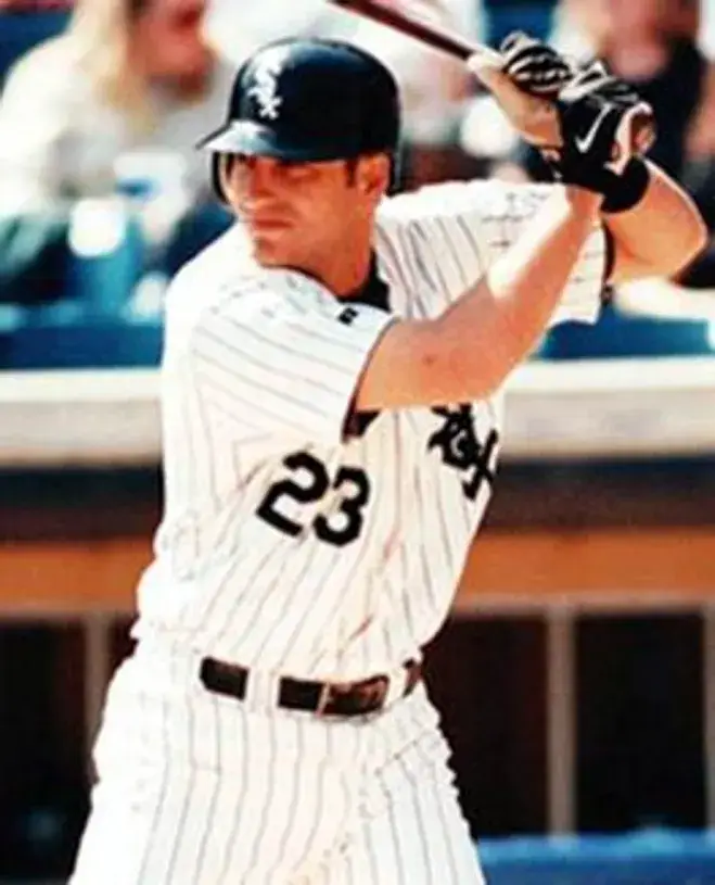 ROBIN VENTURA Chicago White Sox 1994 Majestic Throwback Home Baseball Jersey 