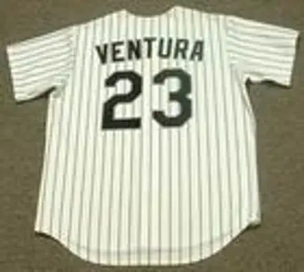ROBIN VENTURA Chicago White Sox 1994 Majestic Throwback Home Baseball Jersey 