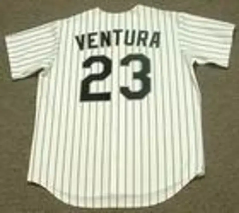 ROBIN VENTURA Chicago White Sox 1994 Majestic Throwback Home Baseball Jersey 