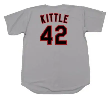 RON KITTLE Chicago White Sox 1990 Majestic Throwback Away Baseball Jersey 