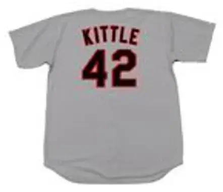 RON KITTLE Chicago White Sox 1990 Majestic Throwback Away Baseball Jersey 