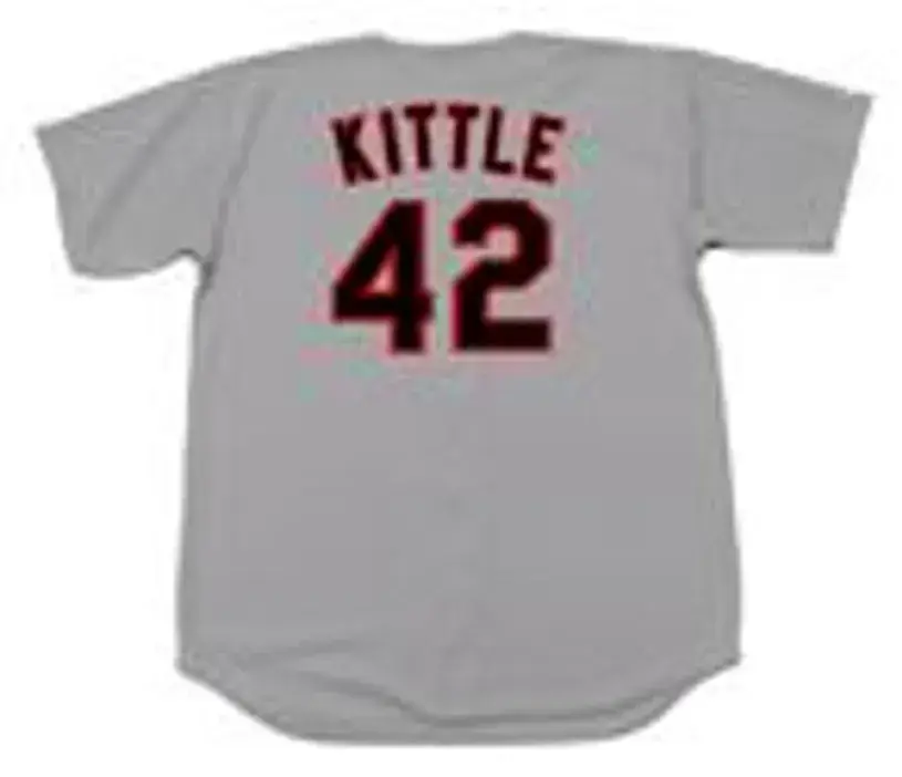 RON KITTLE Chicago White Sox 1990 Majestic Throwback Away Baseball Jersey 