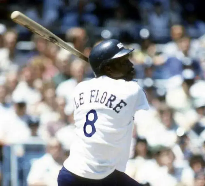 RON LEFLORE Chicago White Sox 1981 Home Majestic Throwback Baseball Jersey 