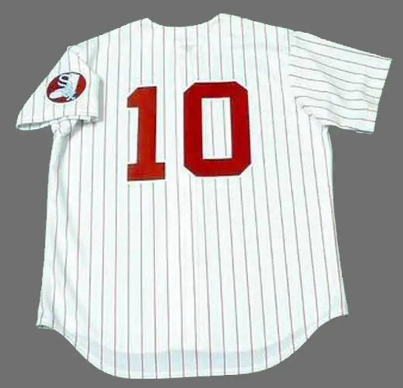 RON SANTO Chicago White Sox 1974 Majestic Throwback Baseball Jersey 