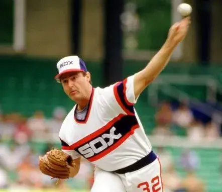STEVE CARLTON Chicago White Sox 1986 Home Majestic Throwback Baseball Jersey 