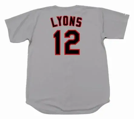 STEVE LYONS Chicago White Sox 1990 Majestic Throwback Away Baseball Jersey 